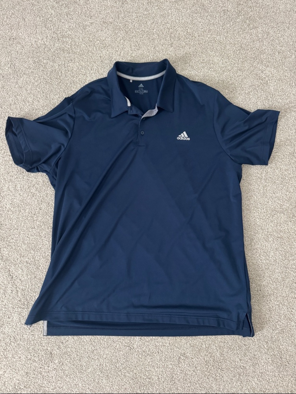 Adidas Navy Blue Polo Shirt